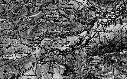 Old map of Cowling in 1898