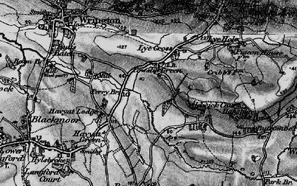 Old map of Cowslip Green in 1898
