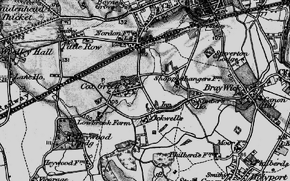 Old map of Cox Green in 1895