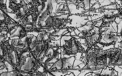 Old map of Cox Green in 1896