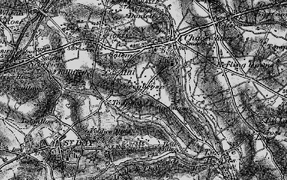 Old map of Cox Hill in 1895