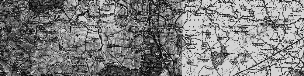 Old map of Coxbank in 1897