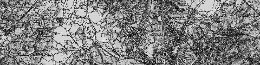 Old map of Coxford in 1895