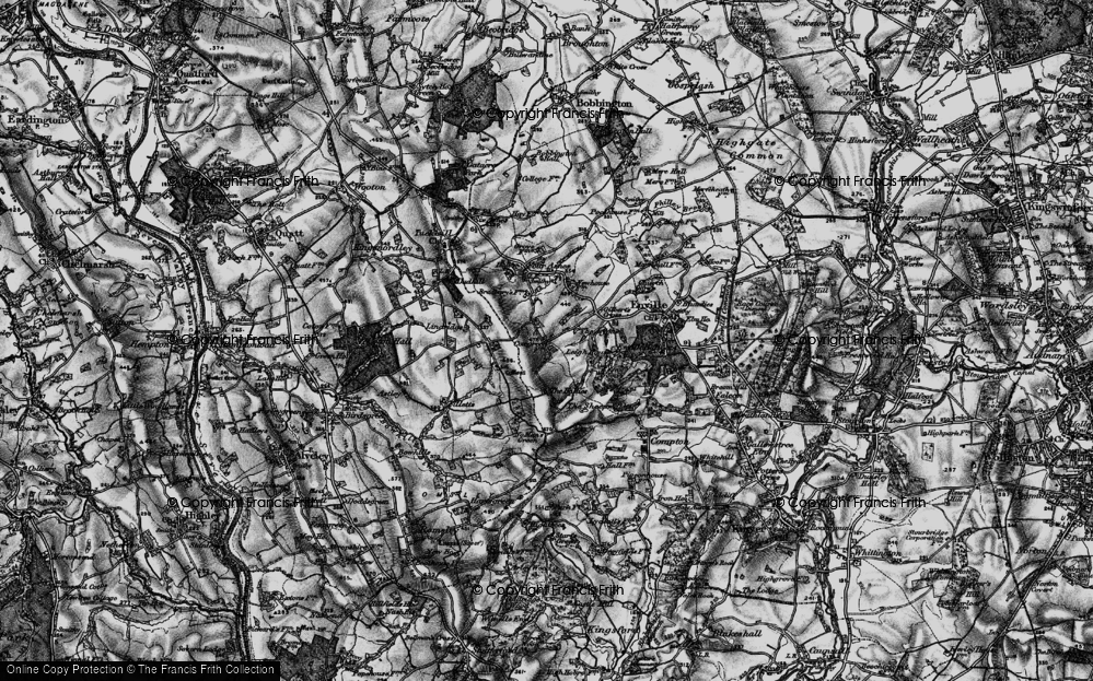 Old Map of Coxgreen, 1899 in 1899