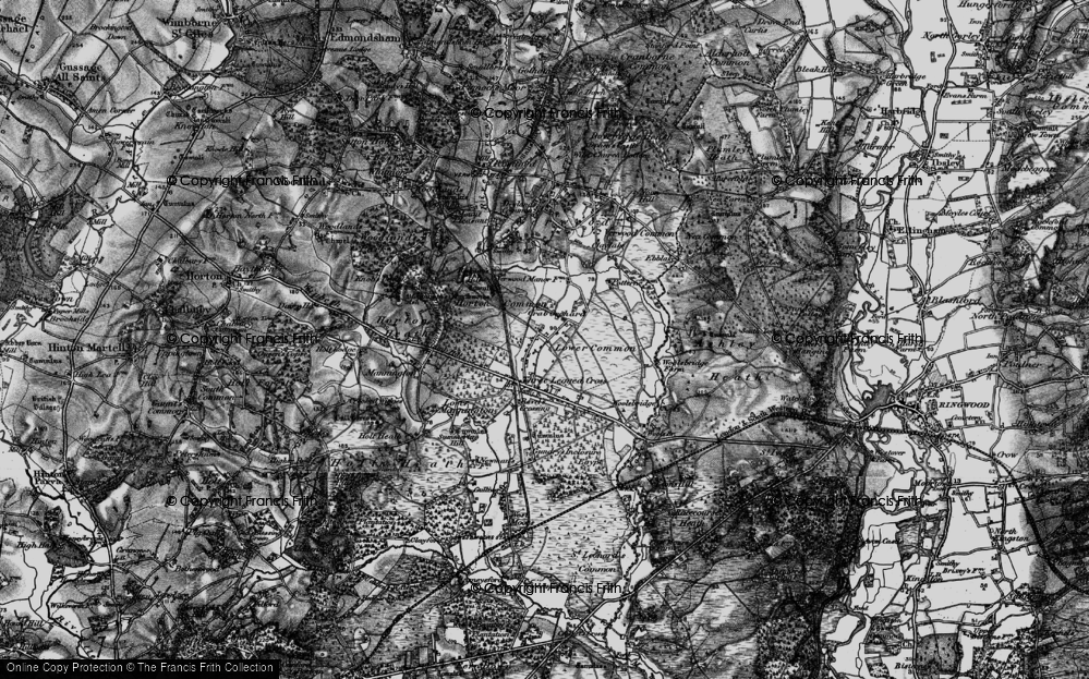 Old Map of Crab Orchard, 1895 in 1895