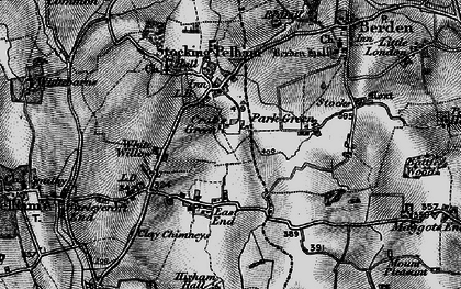 Old map of Crabbs Green in 1896