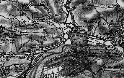 Old map of Crabtree in 1898
