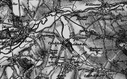 Old map of Craddock in 1898