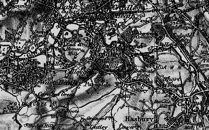 Old map of Cradley in 1899