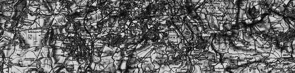 Old map of Cradley in 1899