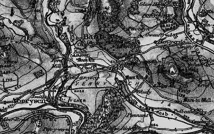 Old map of Cradoc in 1898
