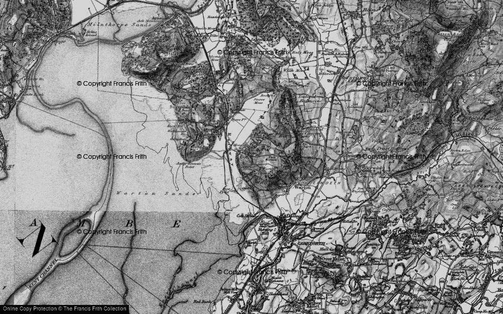 Old Map of Crag Foot, 1898 in 1898