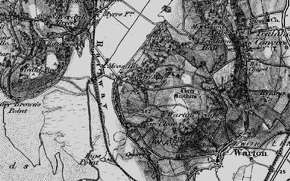 Old map of Crag Foot in 1898