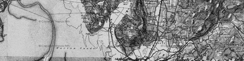 Old map of Crag Foot in 1898