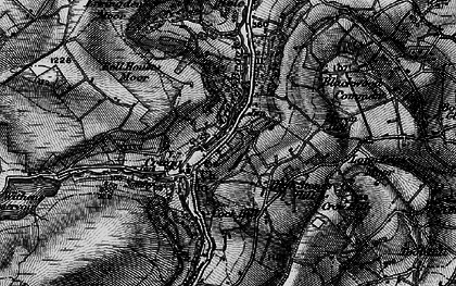 Old map of Cragg Vale in 1896