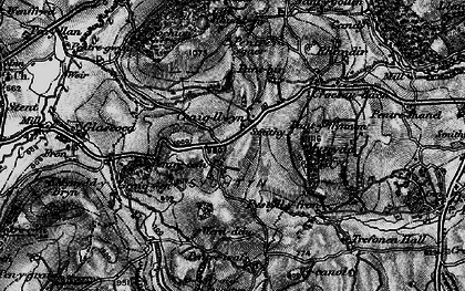 Old map of Craig-llwyn in 1897