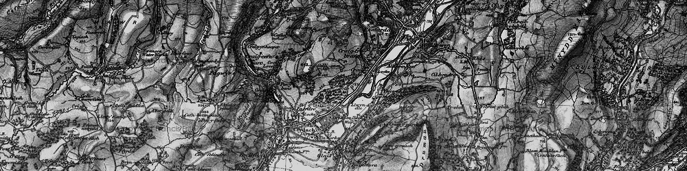 Old map of Craig-y-Duke in 1897