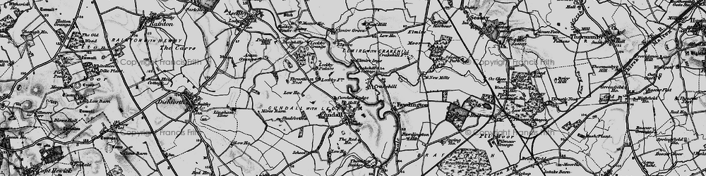 Old map of Leckby Grange in 1898