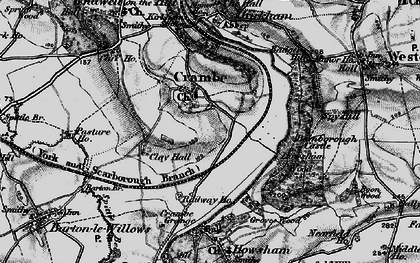 Old map of Crambe in 1898