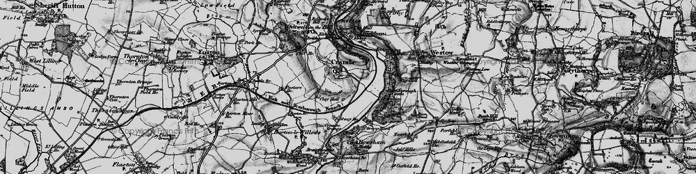 Old map of Crambe in 1898