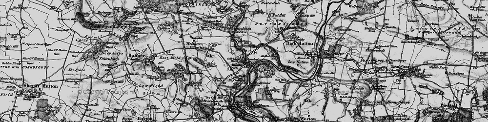 Old map of Crambeck in 1898