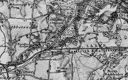 Old map of Crampmoor in 1895