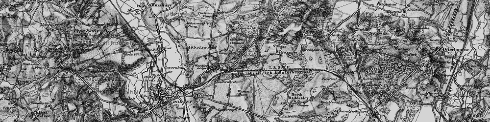 Old map of Crampmoor in 1895