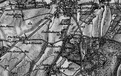 Old map of Cranbourne in 1895