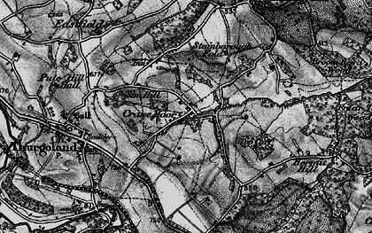 Old map of Crane Moor in 1896