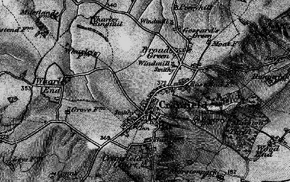Old map of Cranfield in 1896