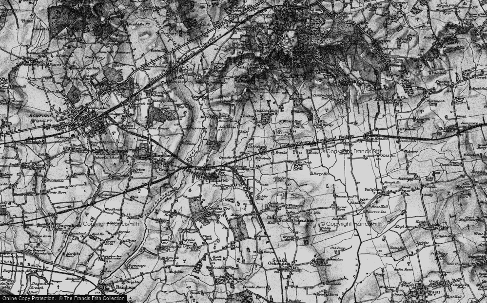 Old Map of Cranham, 1896 in 1896