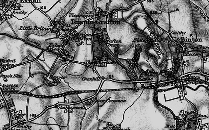 Old map of Cranhill in 1898
