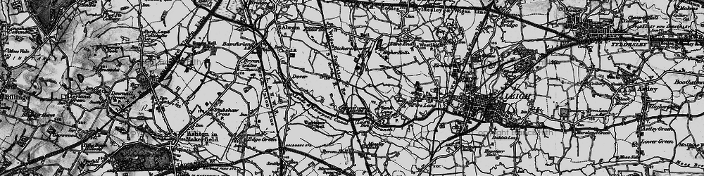Old map of Crankwood in 1896