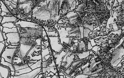 Old map of Whitehall in 1896