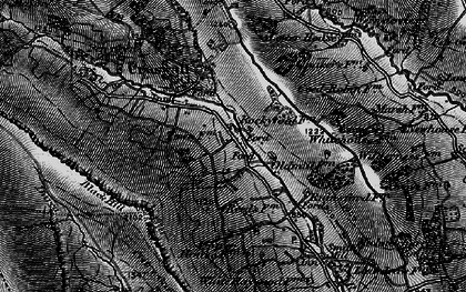 Old map of Craswall in 1896