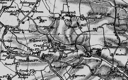 Old map of Cratfield in 1898