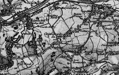 Old map of Crawcrook in 1898