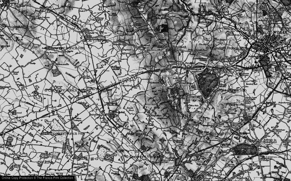 Old Map of Crawford, 1896 in 1896