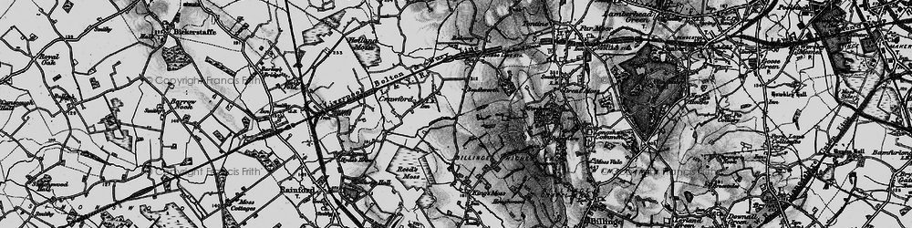 Old map of Crawford in 1896