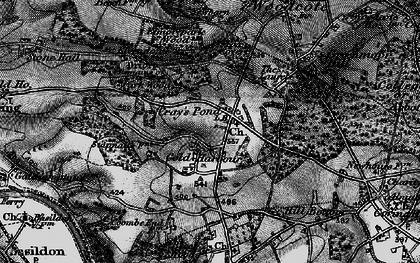 Old map of Cray's Pond in 1895