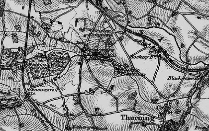 Old map of Craymere Beck in 1898