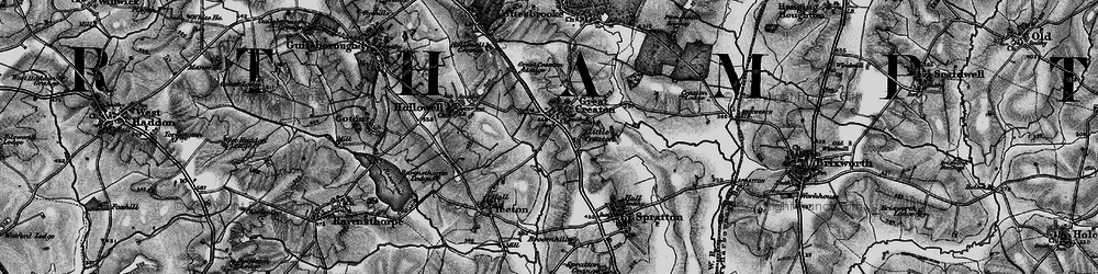 Old map of Badge Lodge in 1898