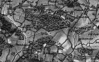Old map of Creech in 1895