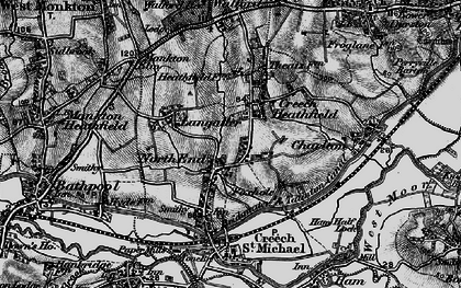 Old map of Creech Heathfield in 1898