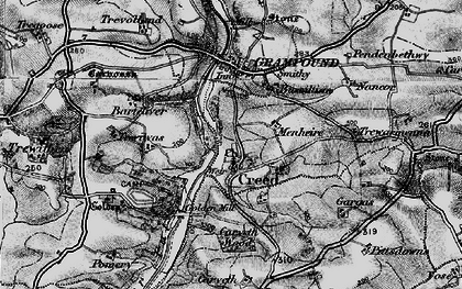 Old map of Creed in 1895