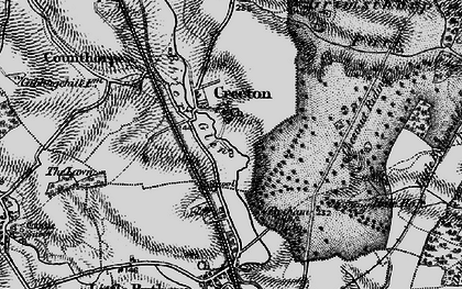 Old map of Creeton in 1895