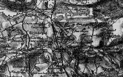Old map of Creigiau in 1897