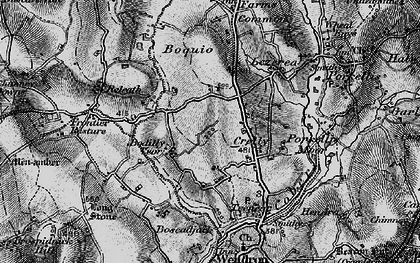Old map of Crelly in 1895