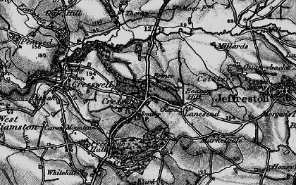 Old map of Brince in 1898