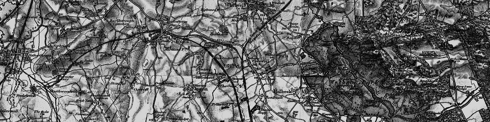 Old map of Creswell in 1899